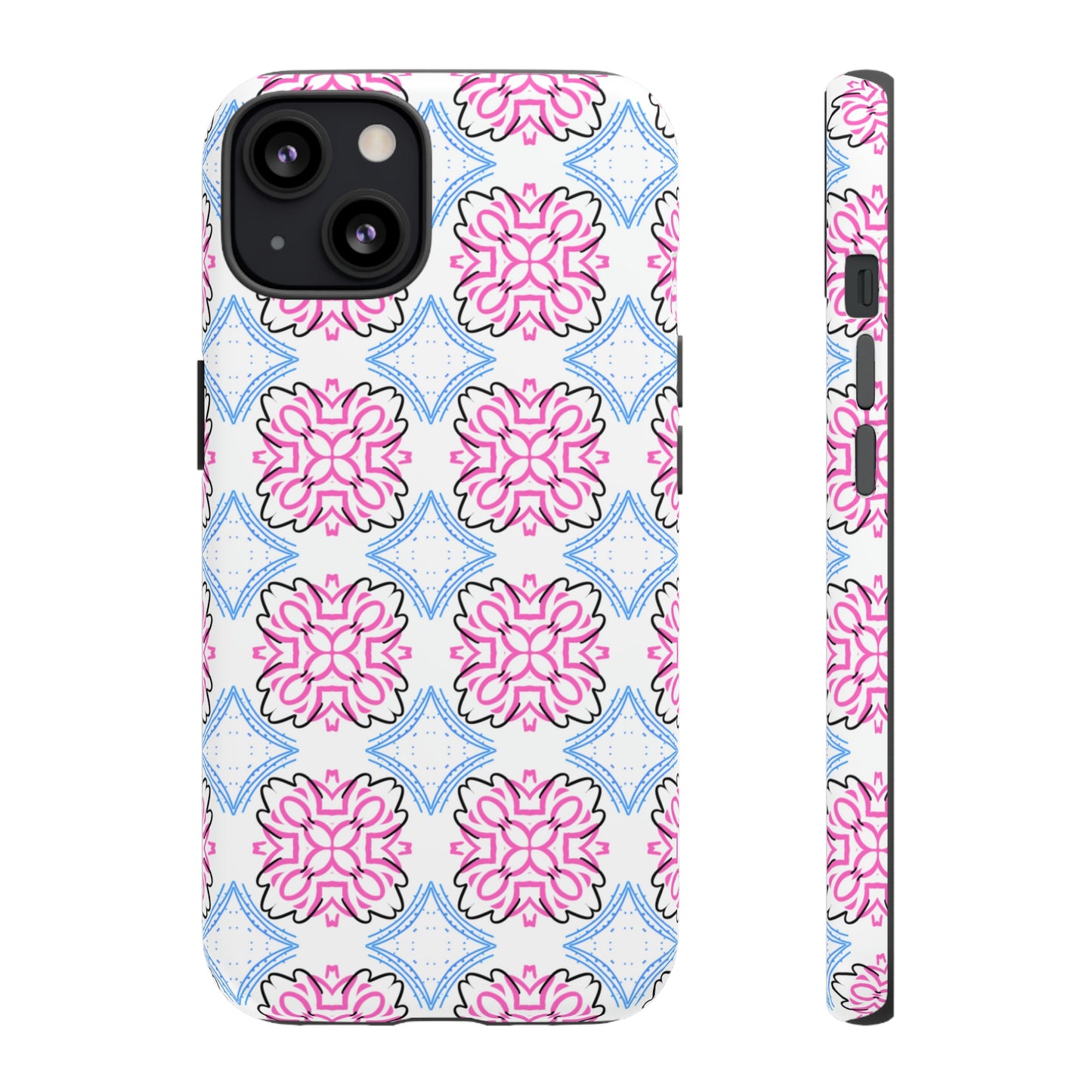 Lotus Living Mash Up Design Tough Phone Case