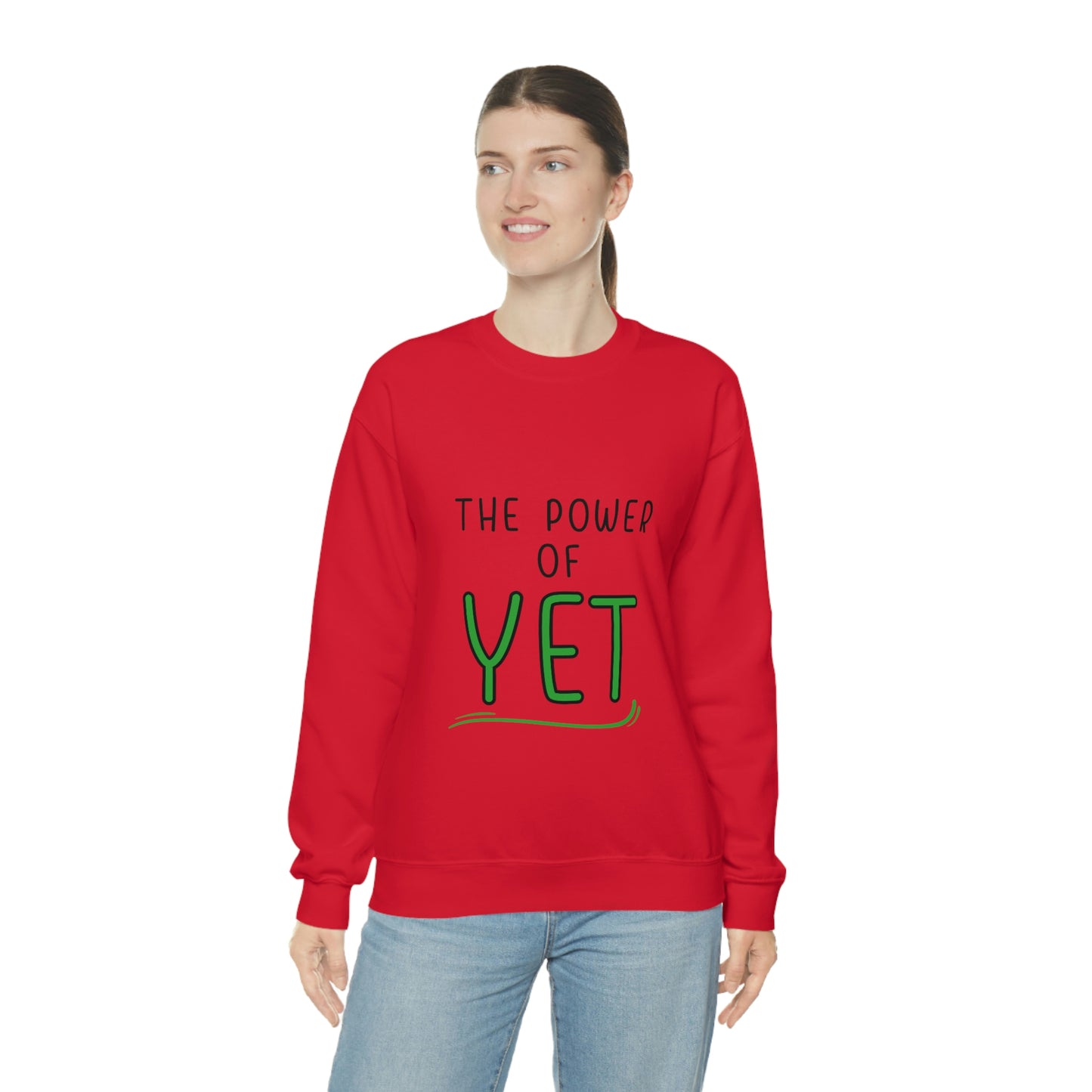 The Power of YET Unisex Heavy Blend™ Crewneck Sweatshirt v3